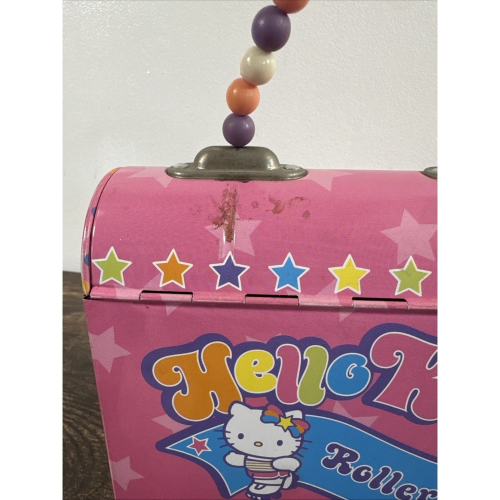 RARE Sanrio Hello Kitty Tin Tote Purse - Picture 4 of 8